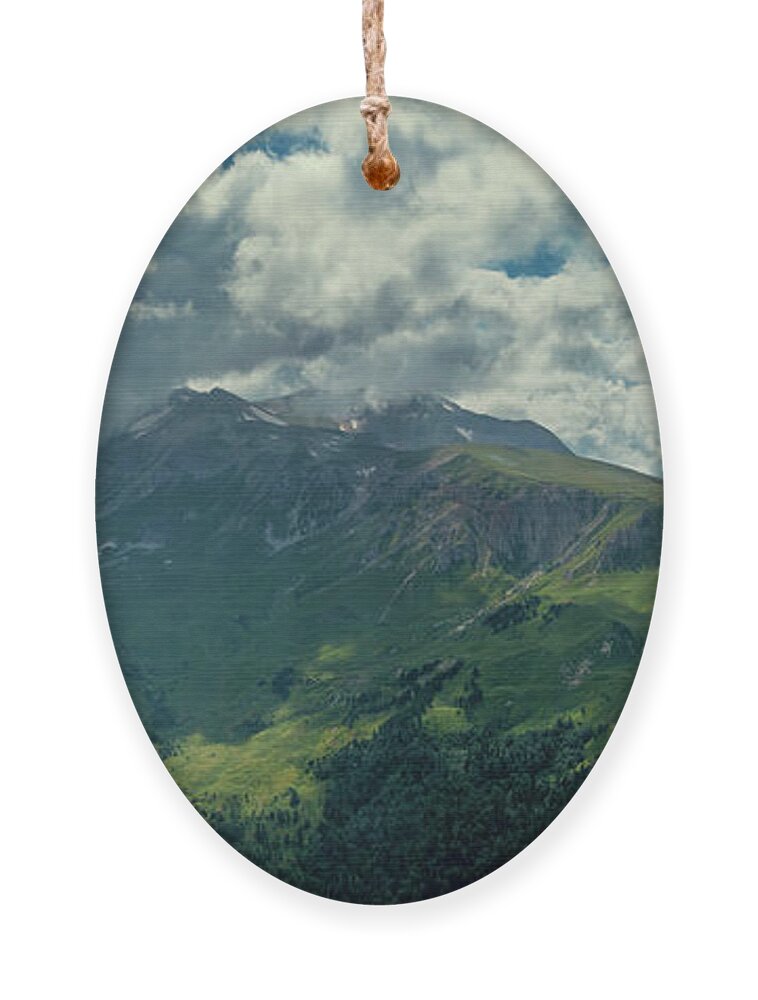 Mountain Ornament featuring the photograph Oshten mount in Caucasus Mountains #1 by Mikhail Kokhanchikov