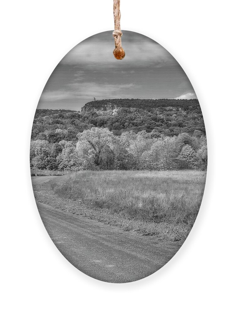 Shawangunk Ornament featuring the photograph Shawangunk Mountain Hudson Valley NY by Susan Candelario