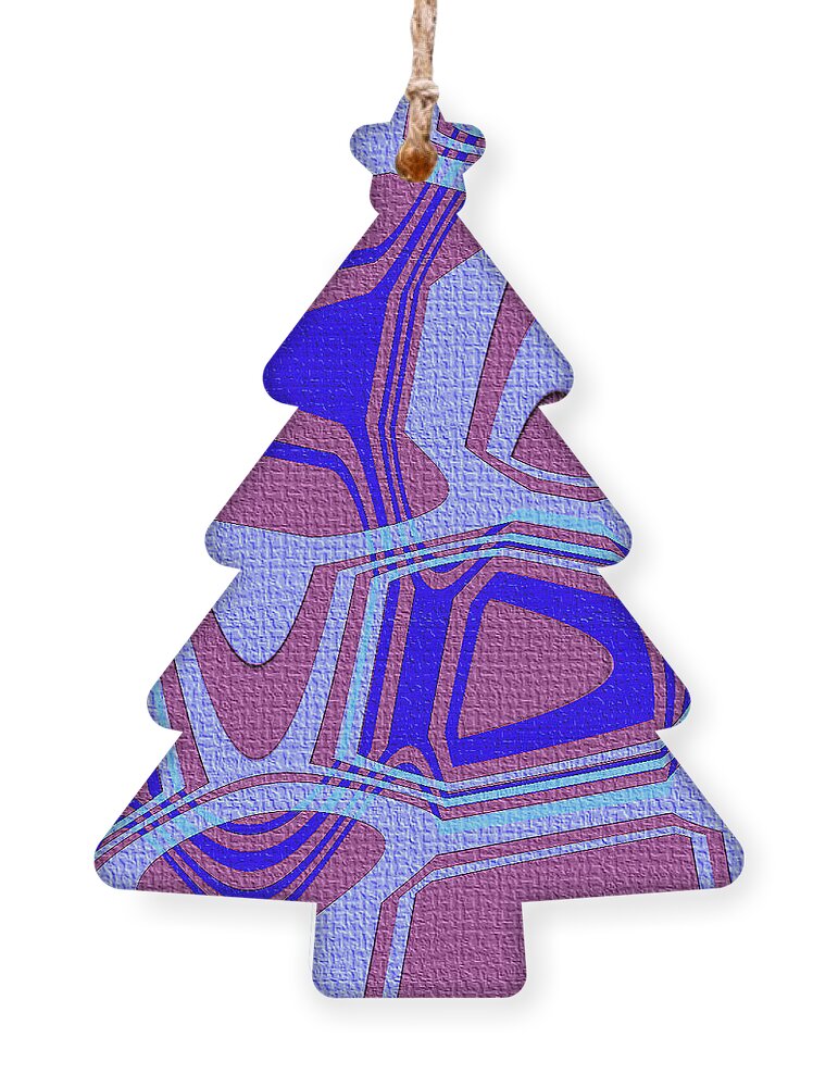 Tom Stanley Janca Ornament featuring the digital art Tom Stanley Janca Abstract #10 by Tom Janca