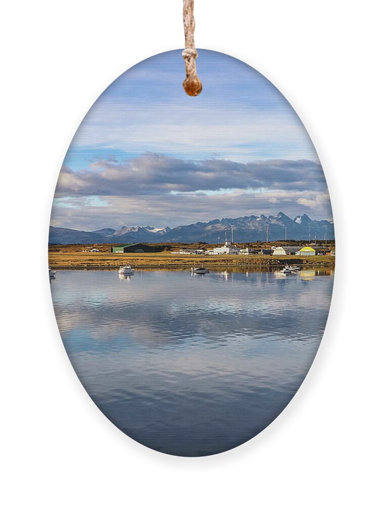 Ushuaia Ornament featuring the photograph Ushuaia, Argentina by Paul James Bannerman