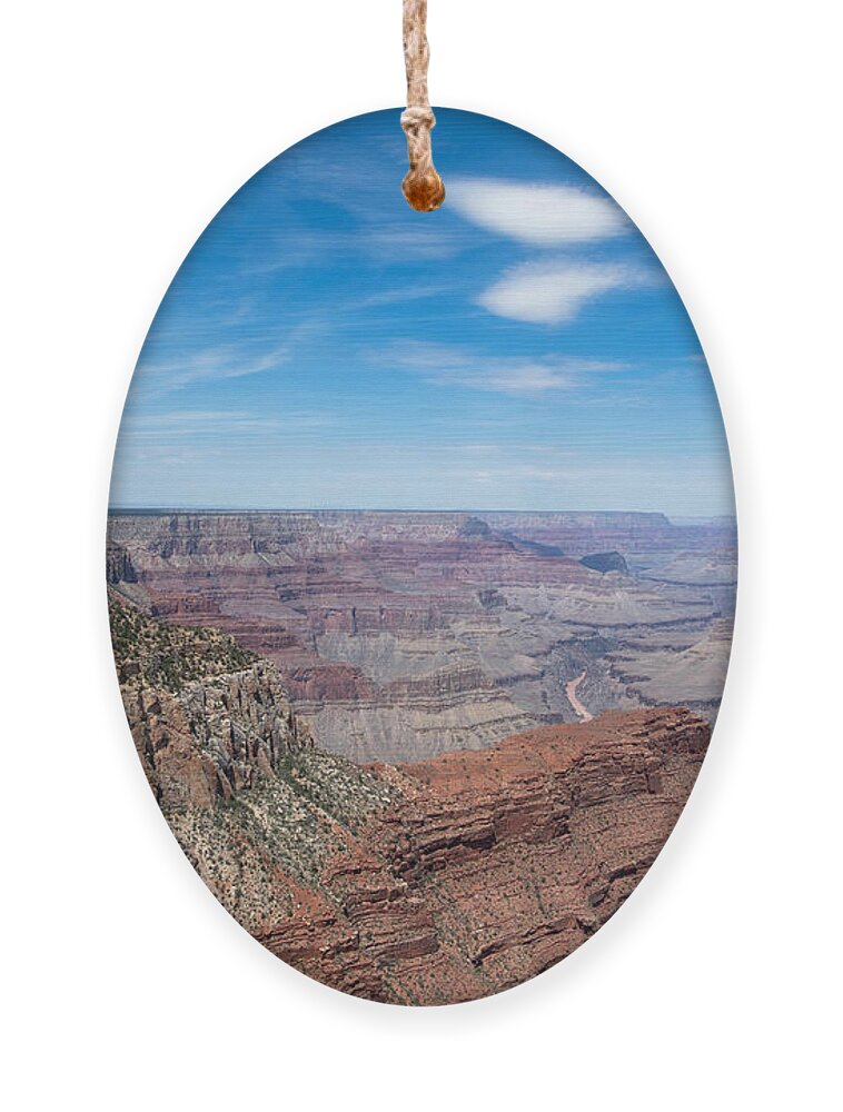 The Grand Canyon Ornament featuring the digital art The Grand Canyon by Tammy Keyes