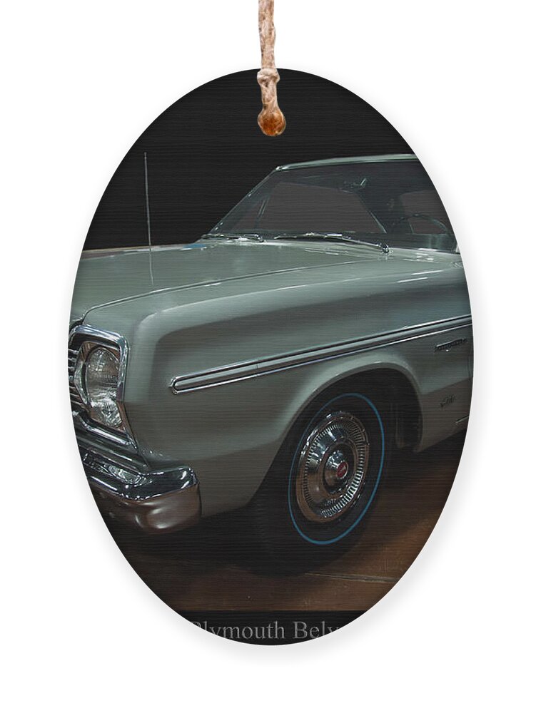 1966 Plymouth Belvedere Ii Ornament featuring the photograph 1966 Plymouth Belvedere II by Flees Photos