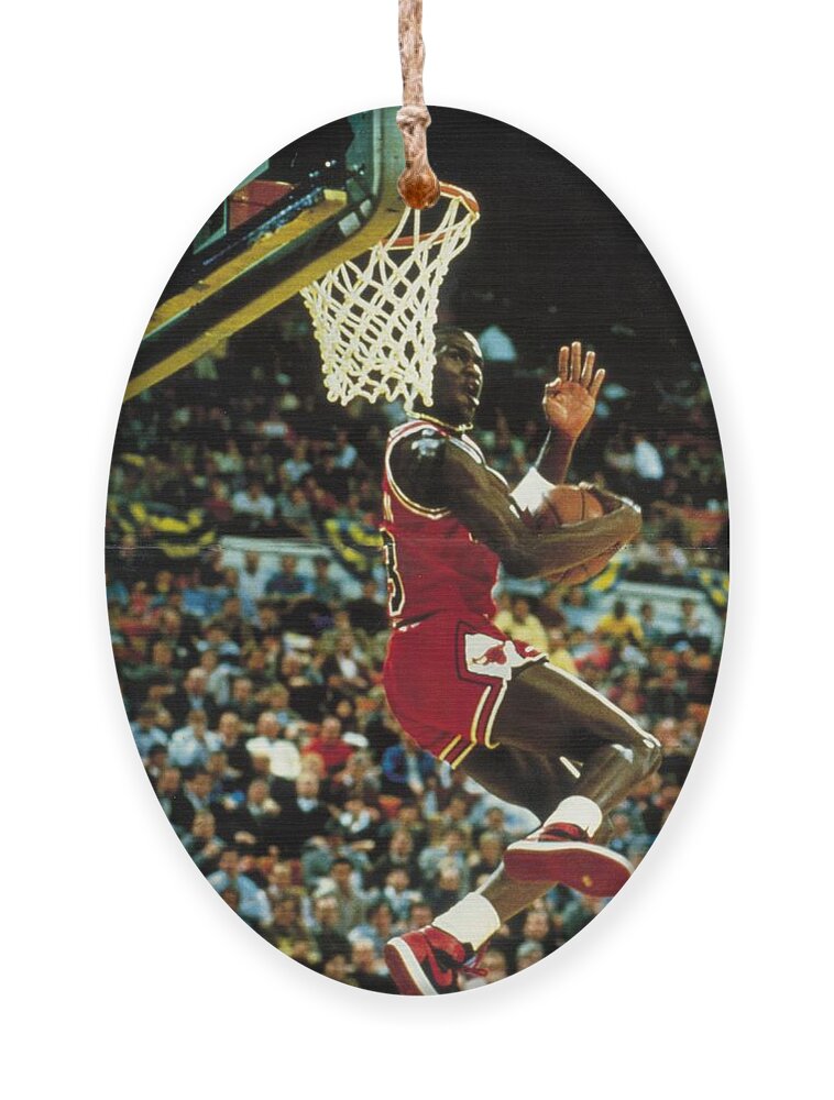 1985 Chicago Bulls Michael Jordan Dunk Poster - Row One Brand