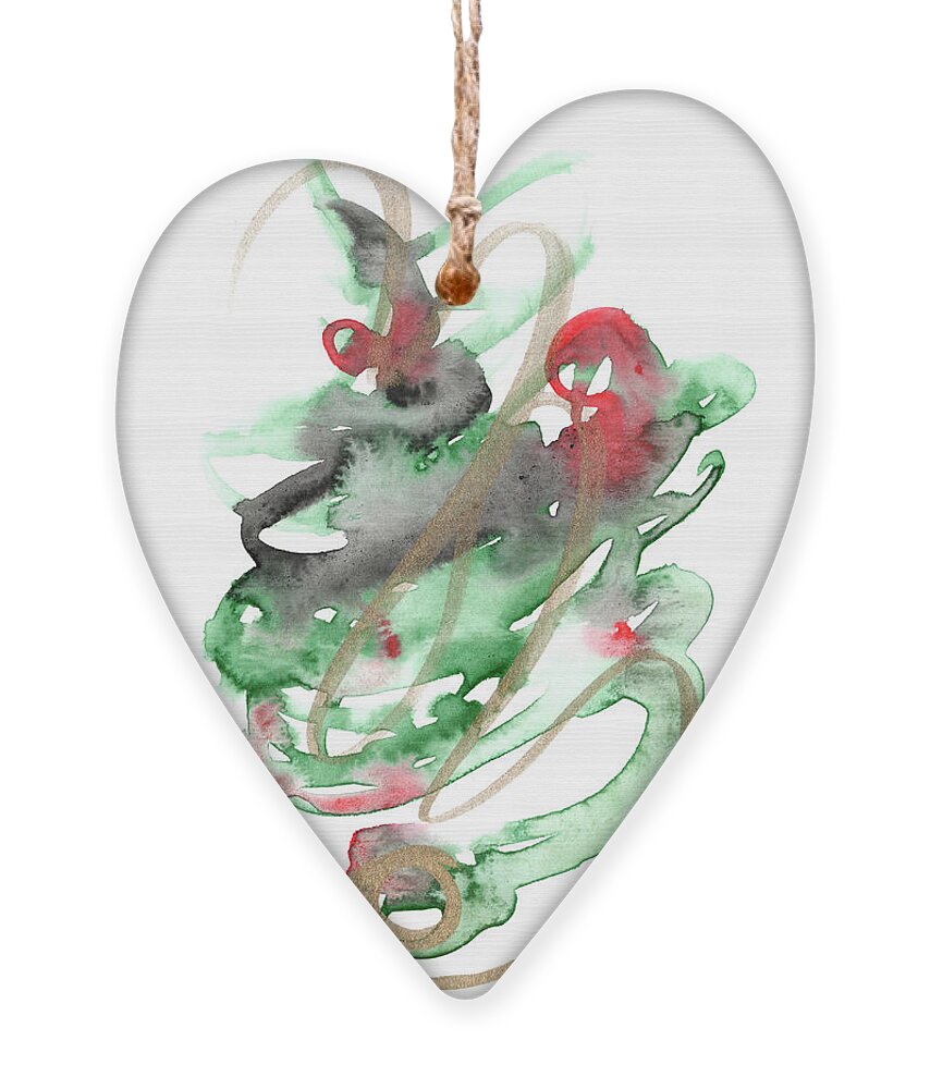 Christmas Ornament featuring the painting Christmas Card 18 #3 by Katrina Nixon