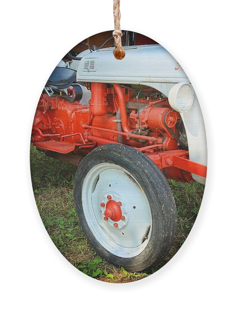 Ford Tractor Ornament featuring the photograph Ford Tractor by Mike Eingle