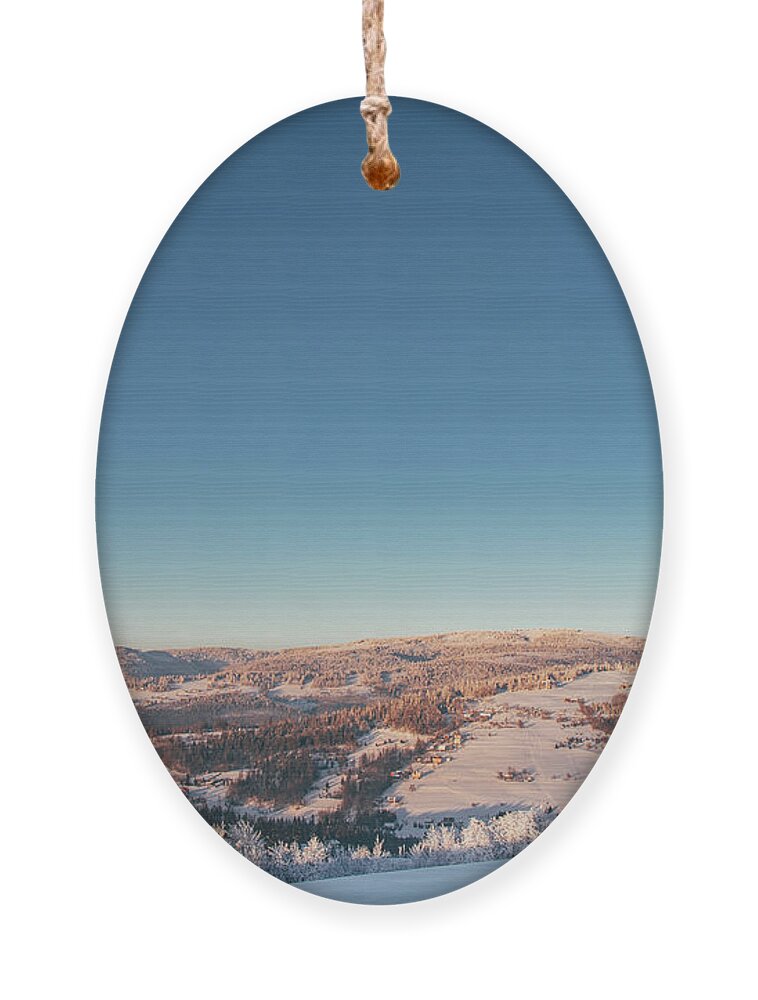 Ochodzita Ornament featuring the photograph Frosty morning by Vaclav Sonnek