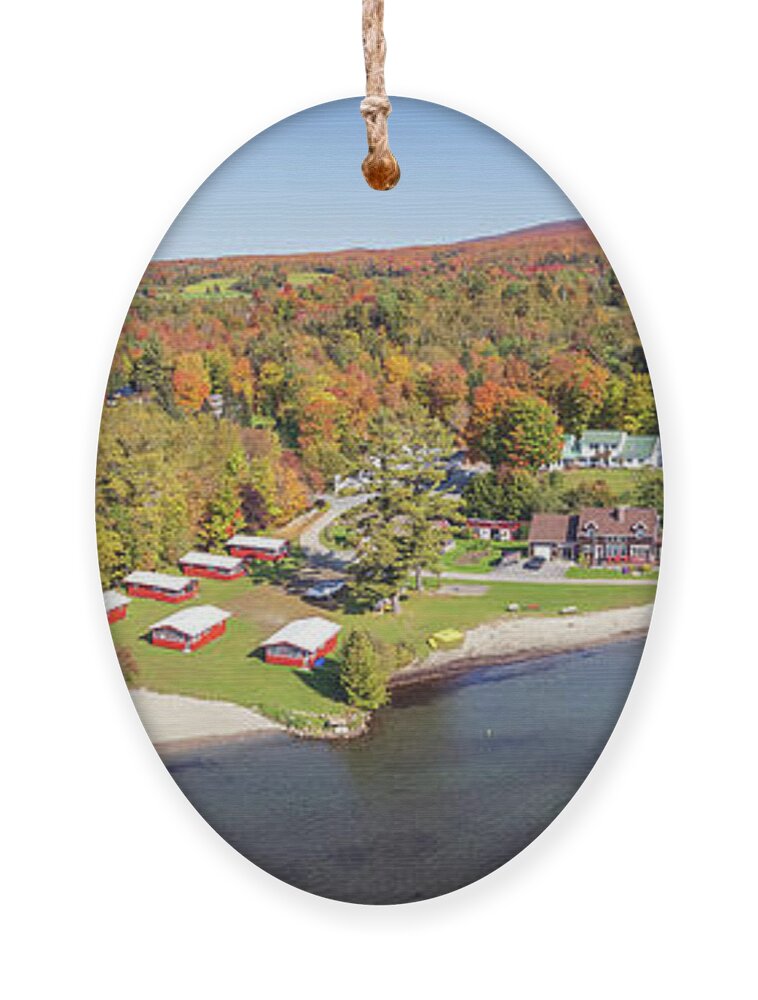 Lake Willoughby Ornament featuring the photograph Lake Willoughby, Vermont #2 by John Rowe