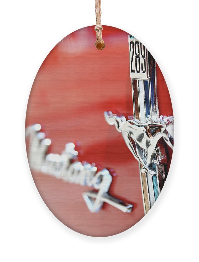 Mustang Ornament featuring the photograph 289 by Lens Art Photography By Larry Trager