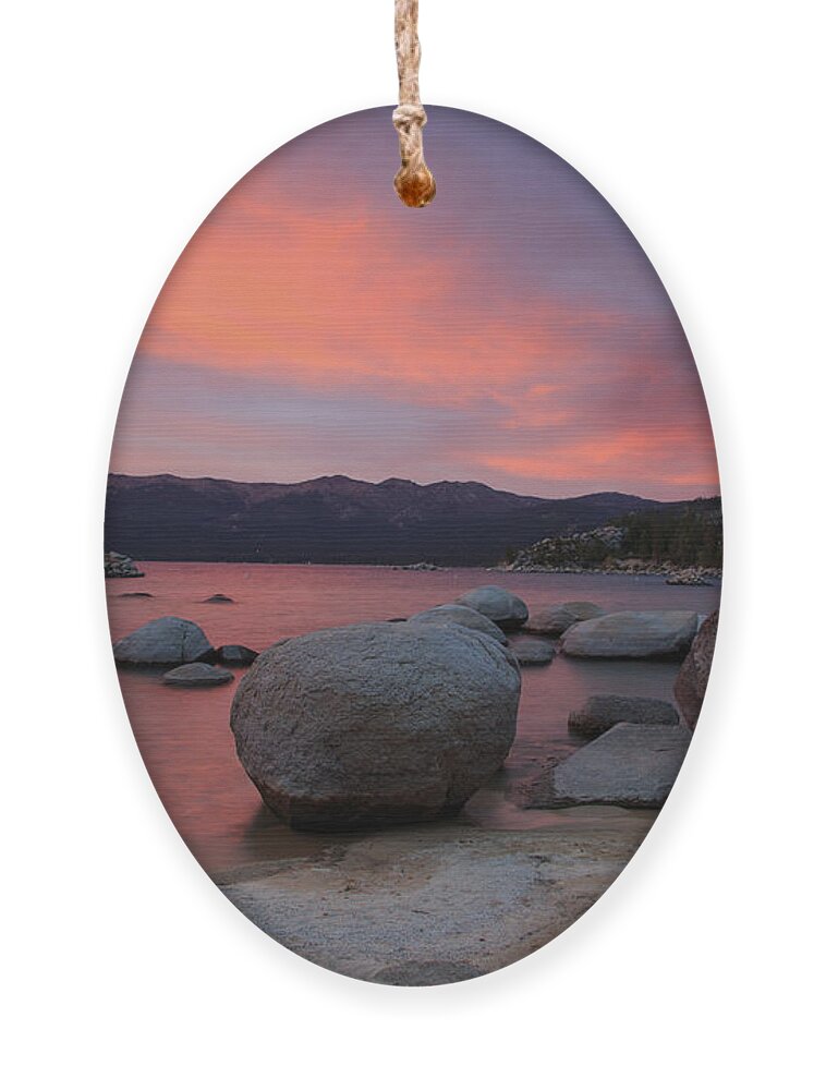 Lake Tahoe Ornament featuring the photograph Sand Bay, Lake Tahoe #3 by Paul Schultz