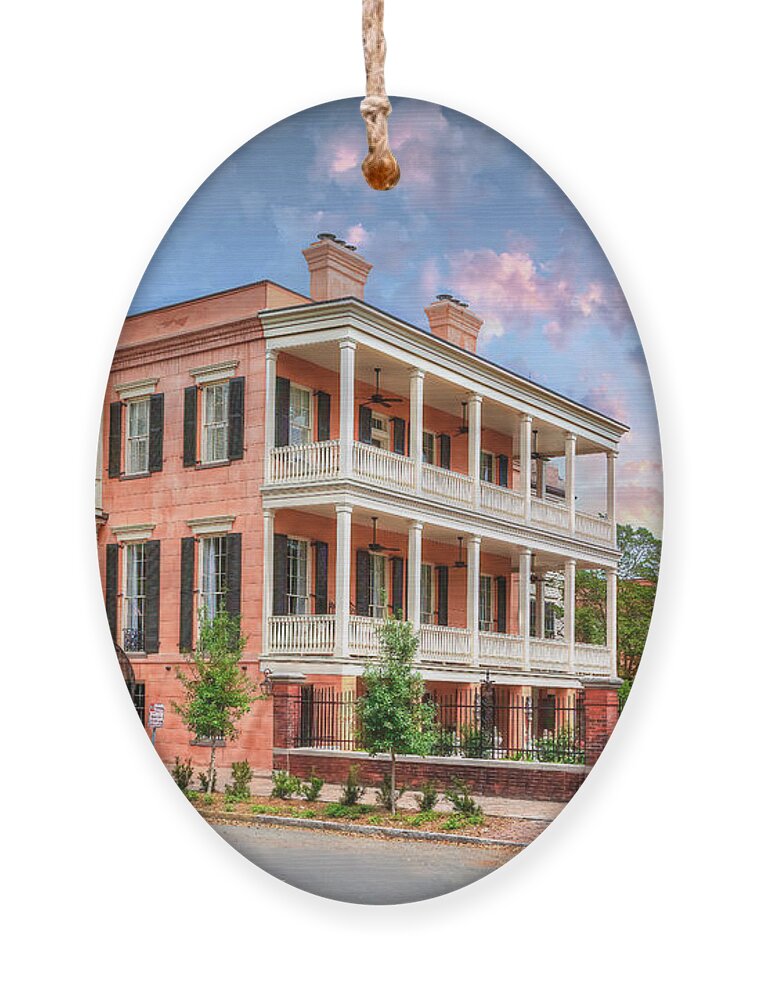 House Ornament featuring the photograph 432 Abercorn... Say It Isn't So by Shelia Hunt