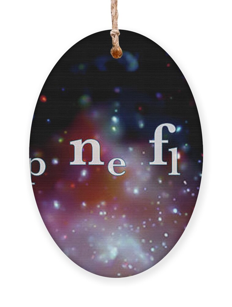 Physics Ornament featuring the photograph The Drake Equation by Monica Schroeder
