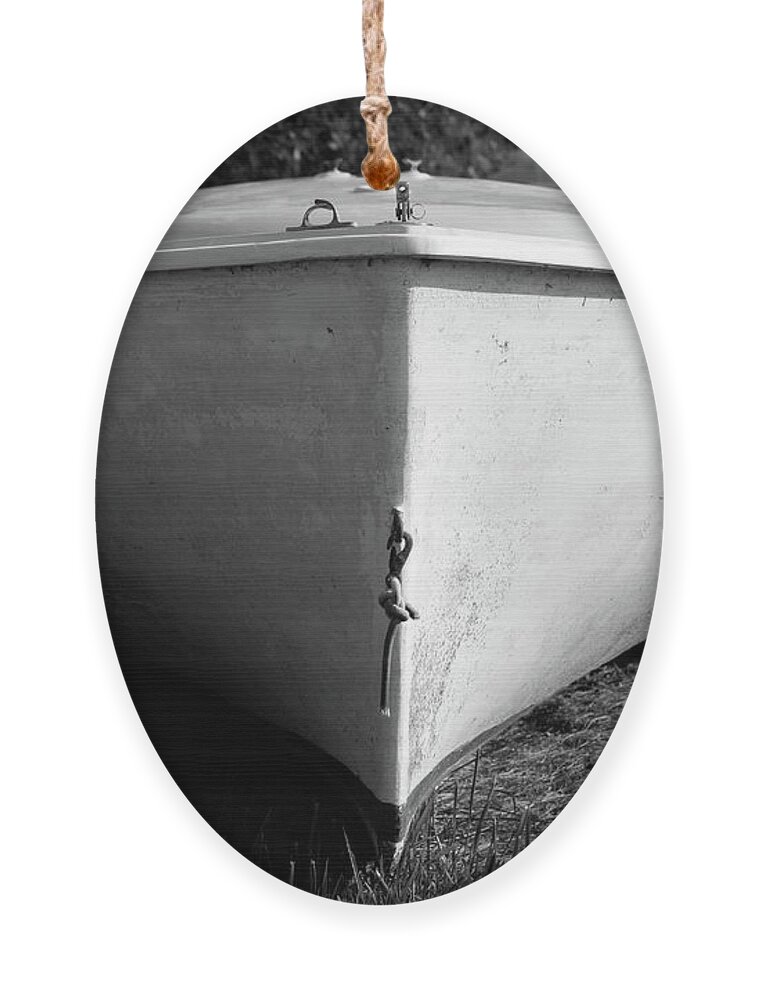 Rhode Island Ornament featuring the photograph A boat by Jim Feldman