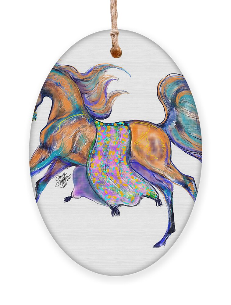 Arabian Ornament featuring the digital art A Gift for Zeina by Stacey Mayer