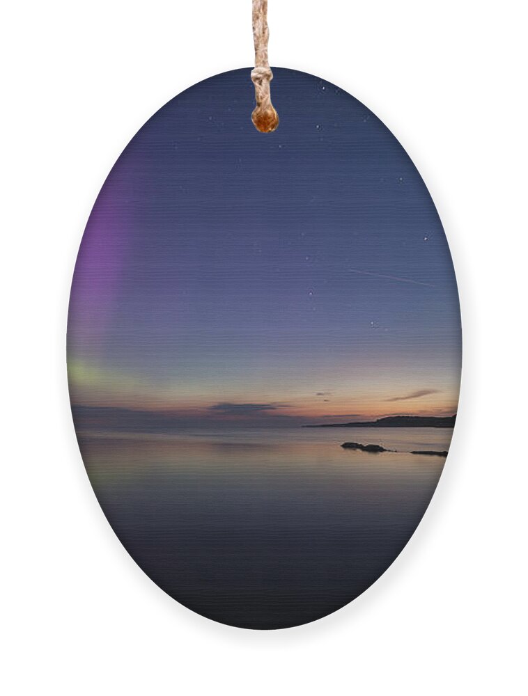 Aurora Ornament featuring the photograph A Majestic Sky by Everet Regal