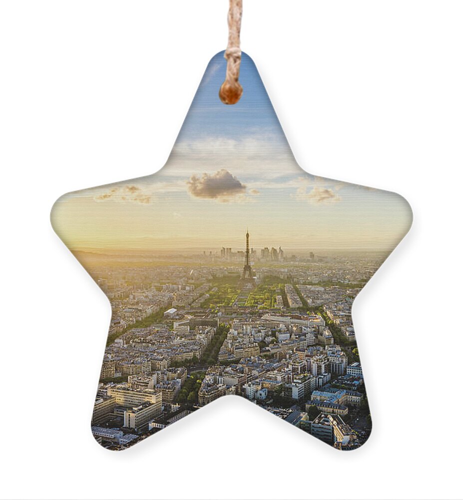 Paris Ornament featuring the photograph A Paris by Alexios Ntounas