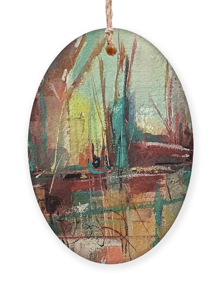 Abstract Ornament featuring the painting Abstract II by Judith Levins
