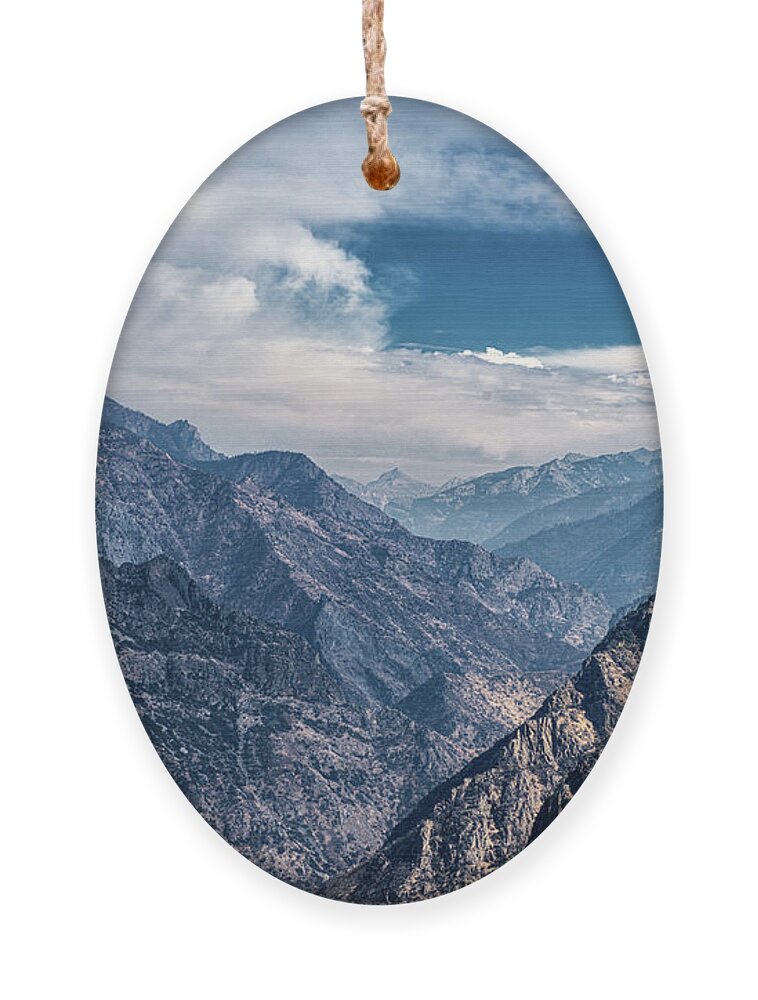 Kings Canyon Ornament featuring the photograph Across The Peaks - Kings Canyon - California by Bruce Friedman