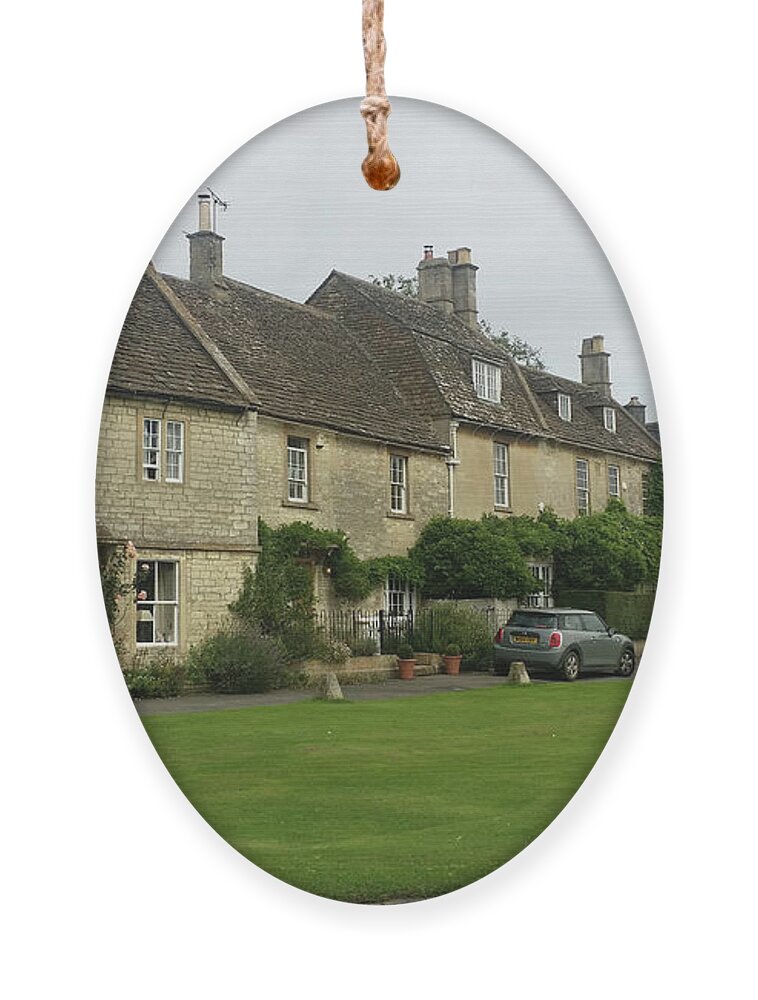 Cotswold Ornament featuring the photograph Agatha Raisin Village by Roxy Rich