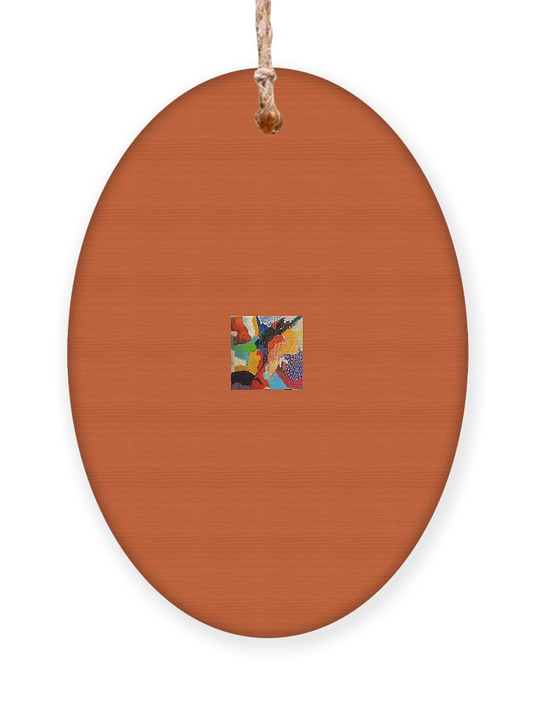 Flight Ornament featuring the painting Albrotrossi by Cheery Stewart Josephs