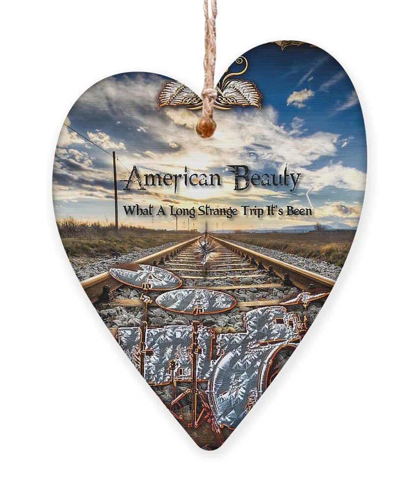 American Beauty Ornament featuring the digital art American Beauty by Michael Damiani