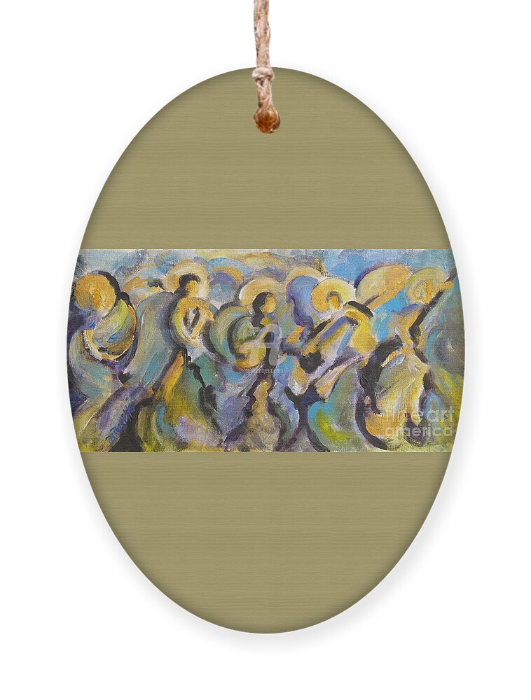 Angel Ornament featuring the photograph Angelic Symphony by B Rossitto