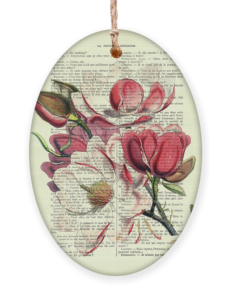 Alice in Wonderland and the butterflies Ornament by Madame Memento - Pixels