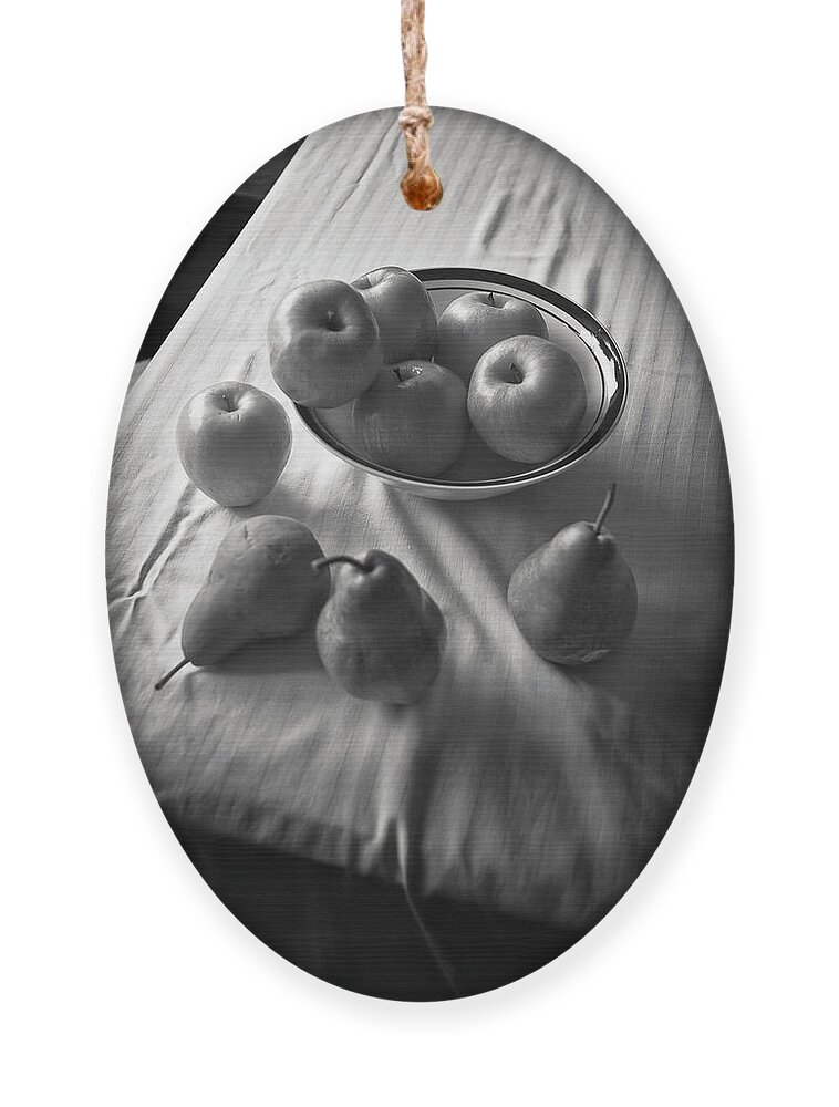 Apple Ornament featuring the photograph Apples and Pears by Craig J Satterlee