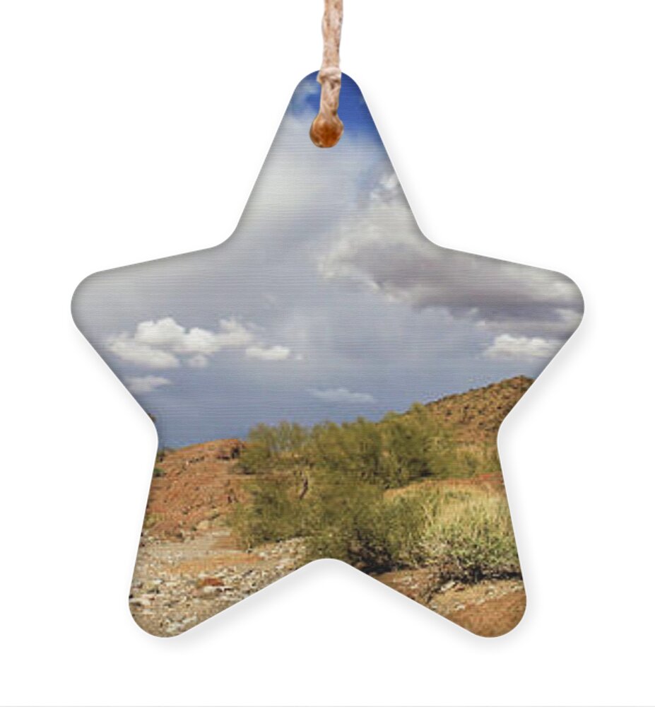 Landscape Ornament featuring the photograph Arizona Clouds by James Eddy