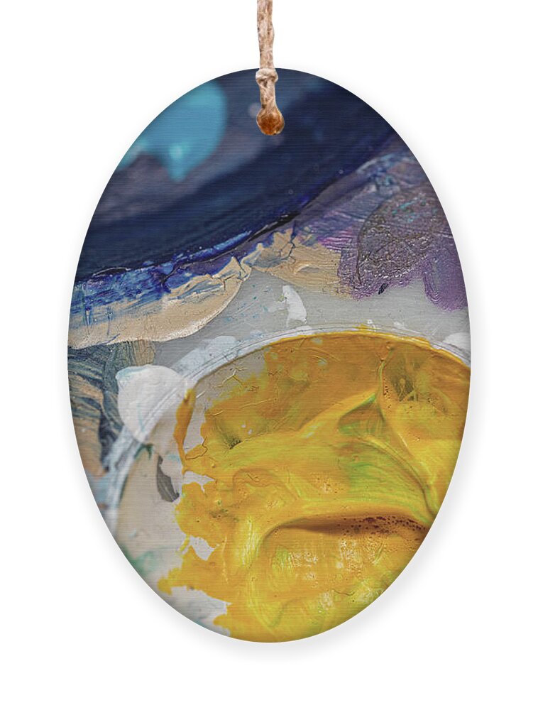 Art Ornament featuring the photograph Art Palette Colorful 2 by Amelia Pearn