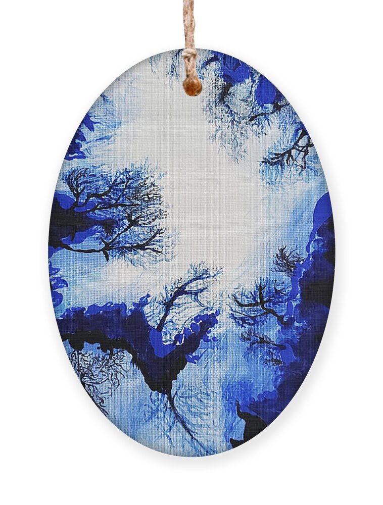 Abstract Ornament featuring the painting Ascent by Christine Bolden