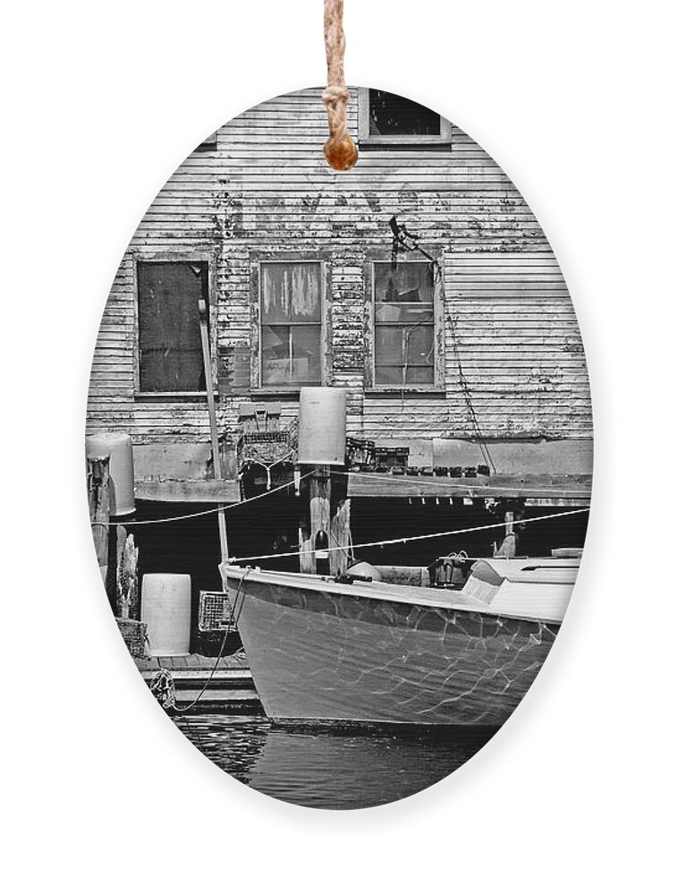 Boats Ornament featuring the photograph At Rest in the Harbor by Lynda Lehmann