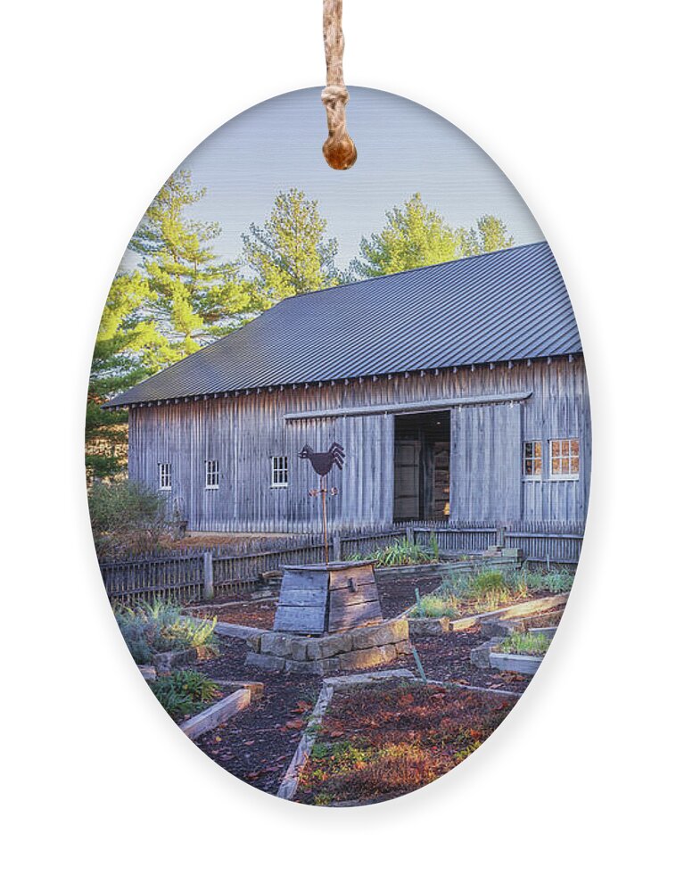 Barn Ornament featuring the photograph Autumn in the Herb Garden by Susan Rissi Tregoning