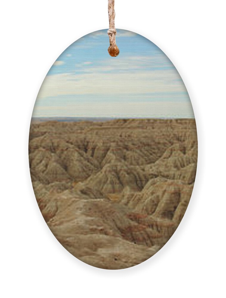 Badlands National Park Ornament featuring the photograph Badlands National Park by Lens Art Photography By Larry Trager