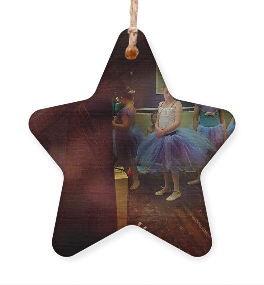 Ballerinas Ornament featuring the photograph Ballerina in Repose by Craig J Satterlee