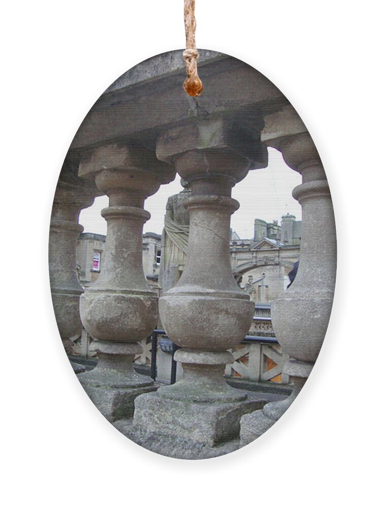 Balustrade Ornament featuring the photograph Balustrade in Bath by Roxy Rich
