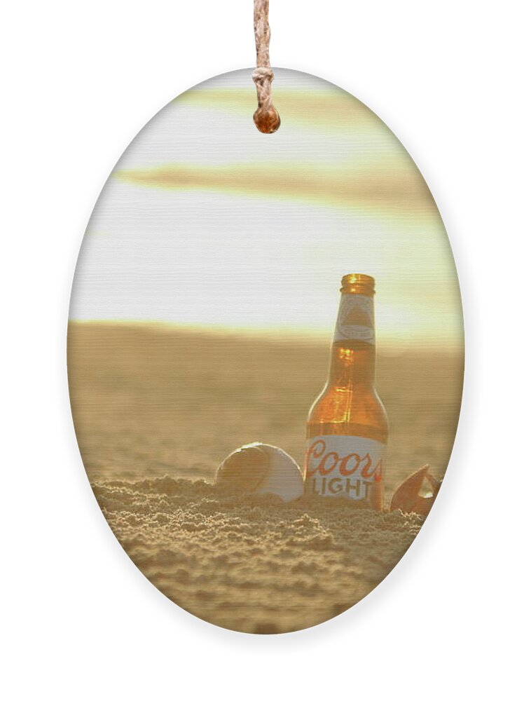 Sea Ornament featuring the photograph Beer And Sunshine by Lens Art Photography By Larry Trager