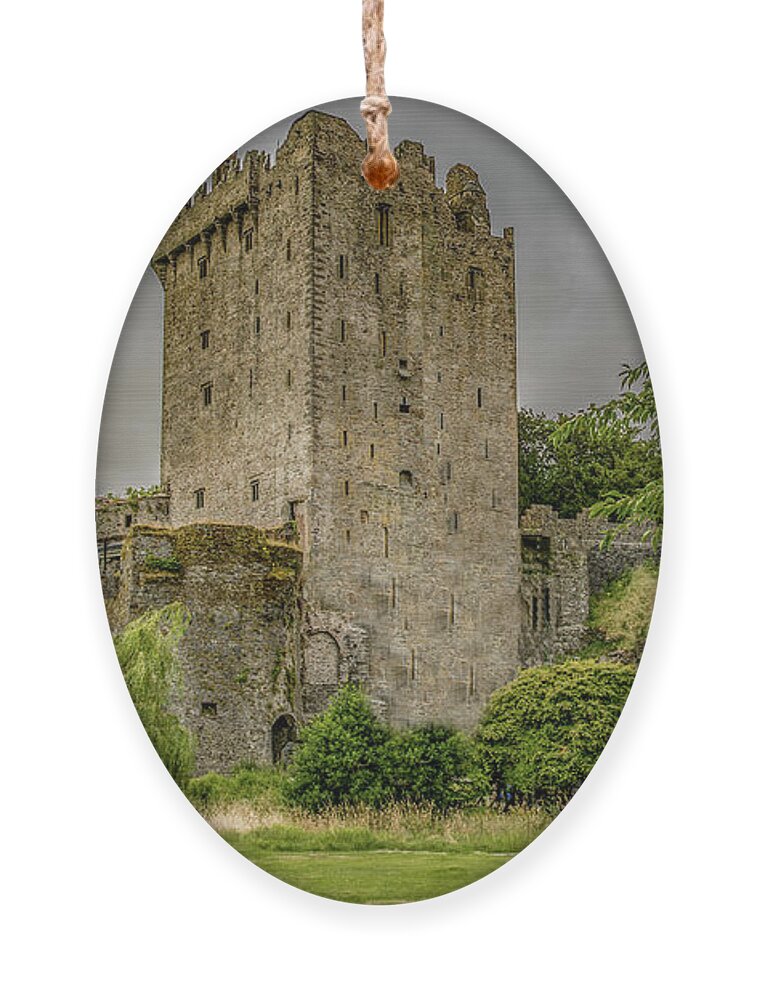 Piper Ornament featuring the photograph Blarney Castle by Marcy Wielfaert