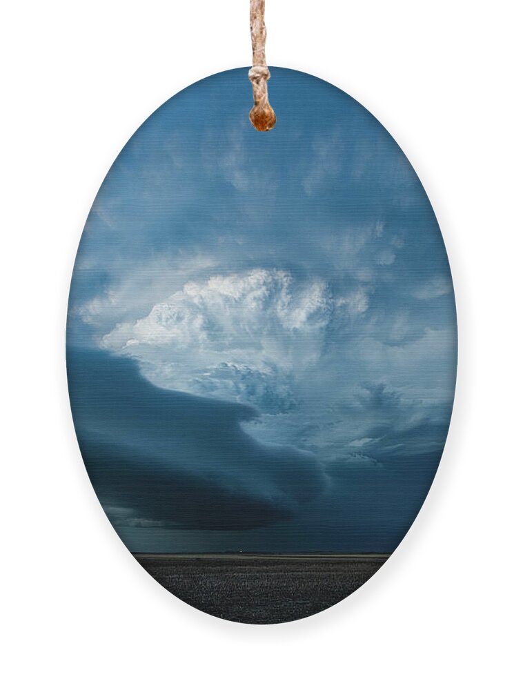 Supercell Ornament featuring the photograph Blue Hour Beauty by Marcus Hustedde