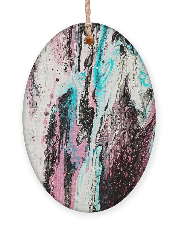 Abstract Ornament featuring the painting Blush by Christine Bolden