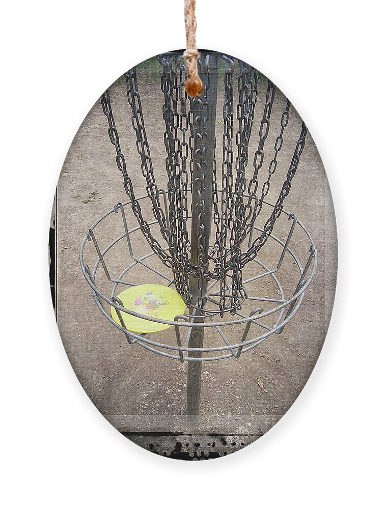 Disc Golf Ornament featuring the photograph Brown Park by Phil Perkins