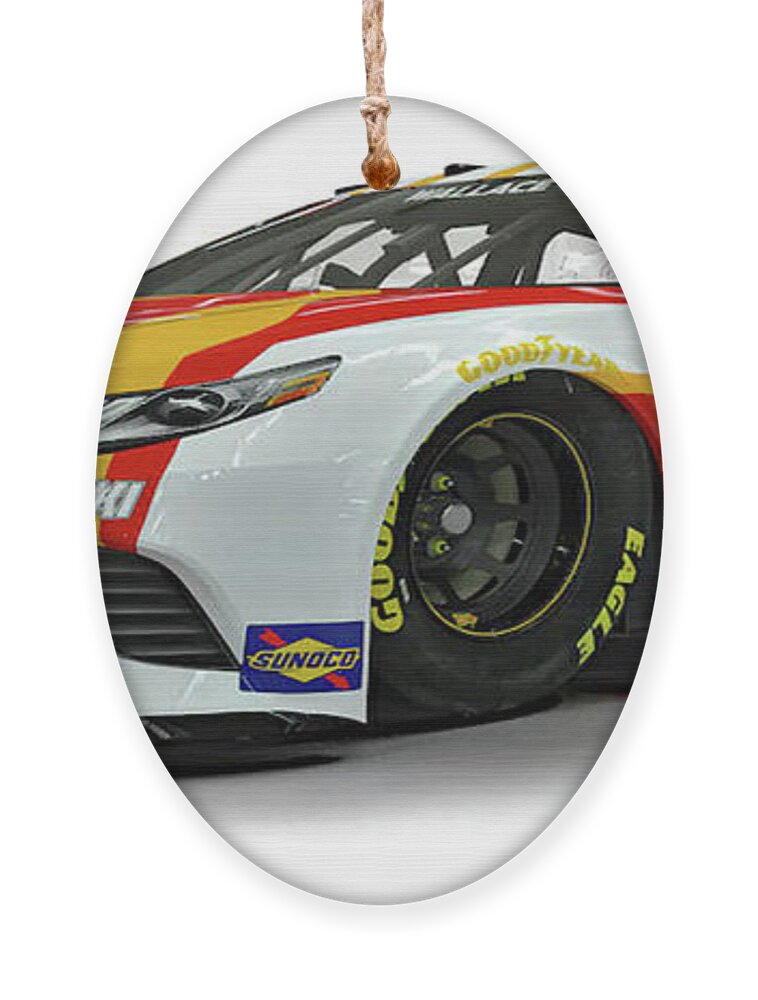 Bubba Wallace Ornament featuring the photograph Bubba Wallace by Imagery-at- Work