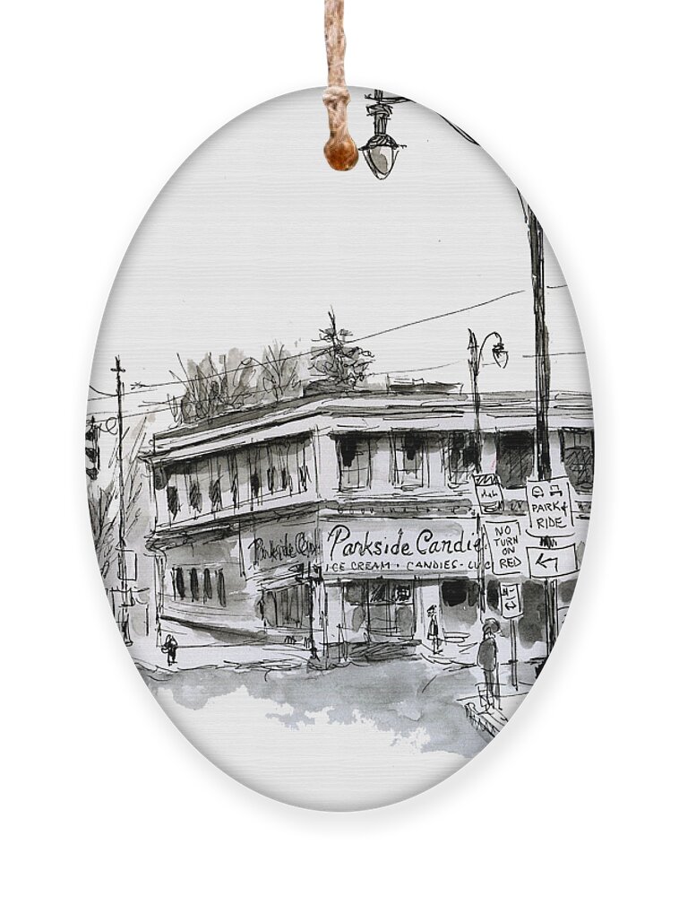 Buffalo NY Parkside Candies, Historic Ice Cream Parlor and Candy Shop  Ornament by Mary Kunz Goldman - Pixels