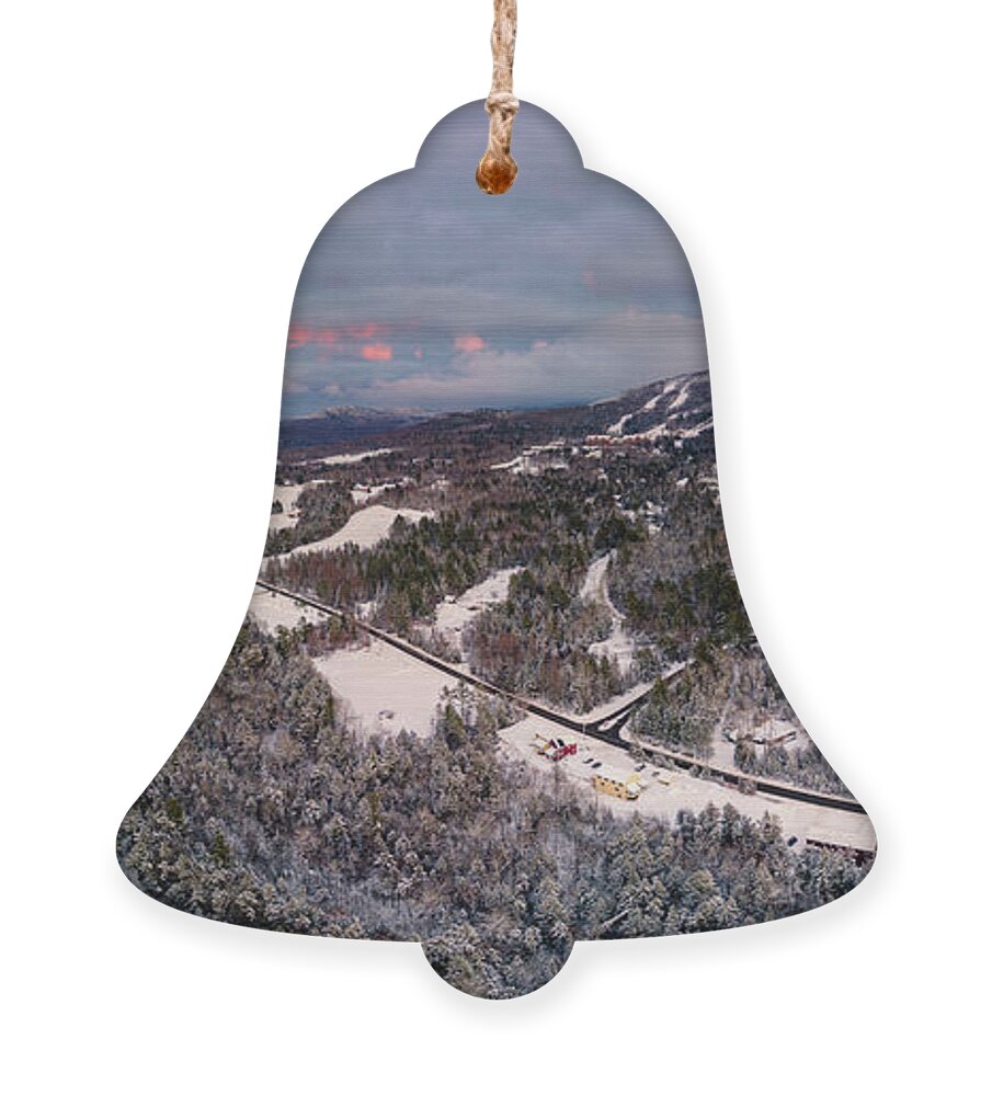 2021 Ornament featuring the photograph Burke Mountain, VT at Sunset by John Rowe