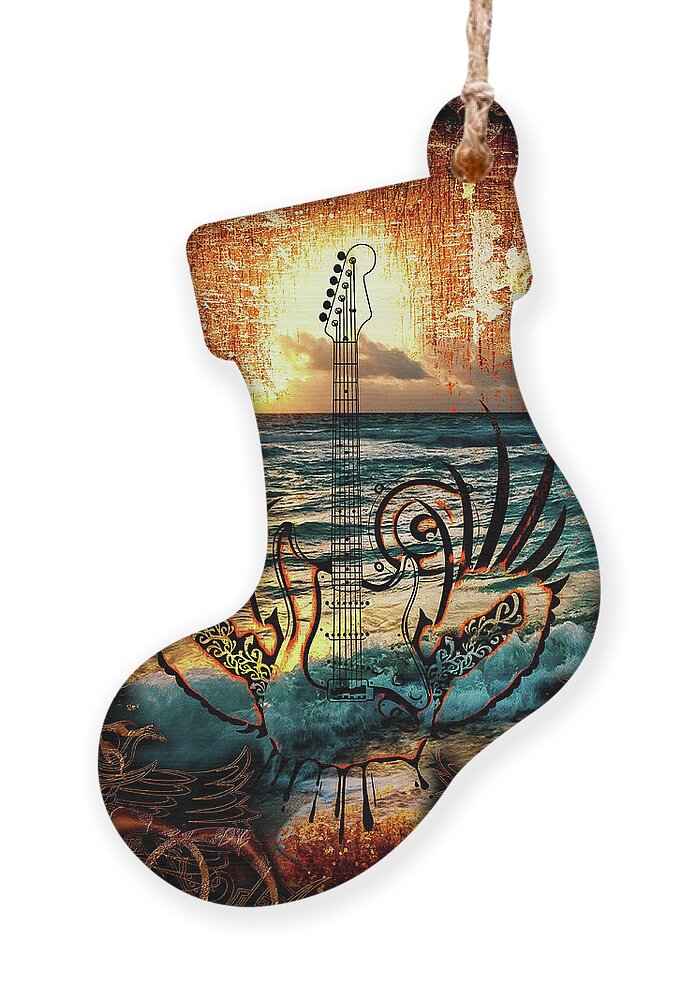 Ocean Ornament featuring the digital art Burning Desire by Michael Damiani
