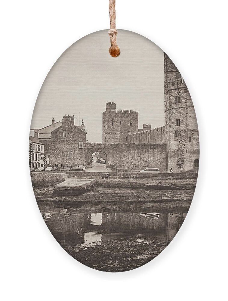 Caernarfon Castle Ornament featuring the photograph Caernarfon Castle by Rob Hemphill