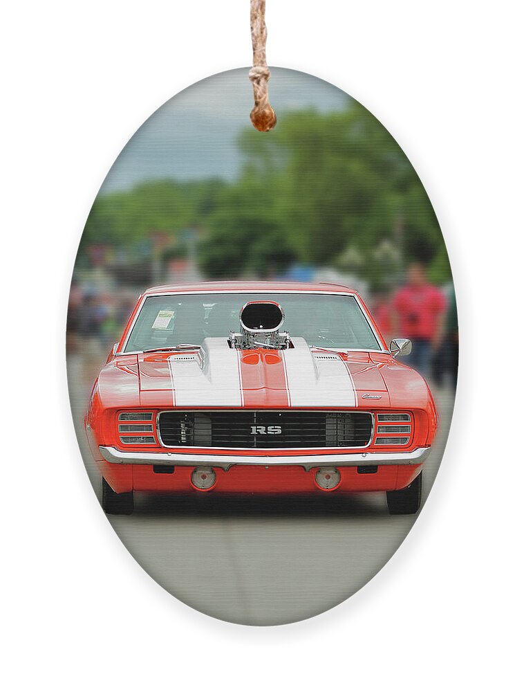 Chevrolet Camaro Rs Ornament featuring the photograph Camaro RS by Lens Art Photography By Larry Trager