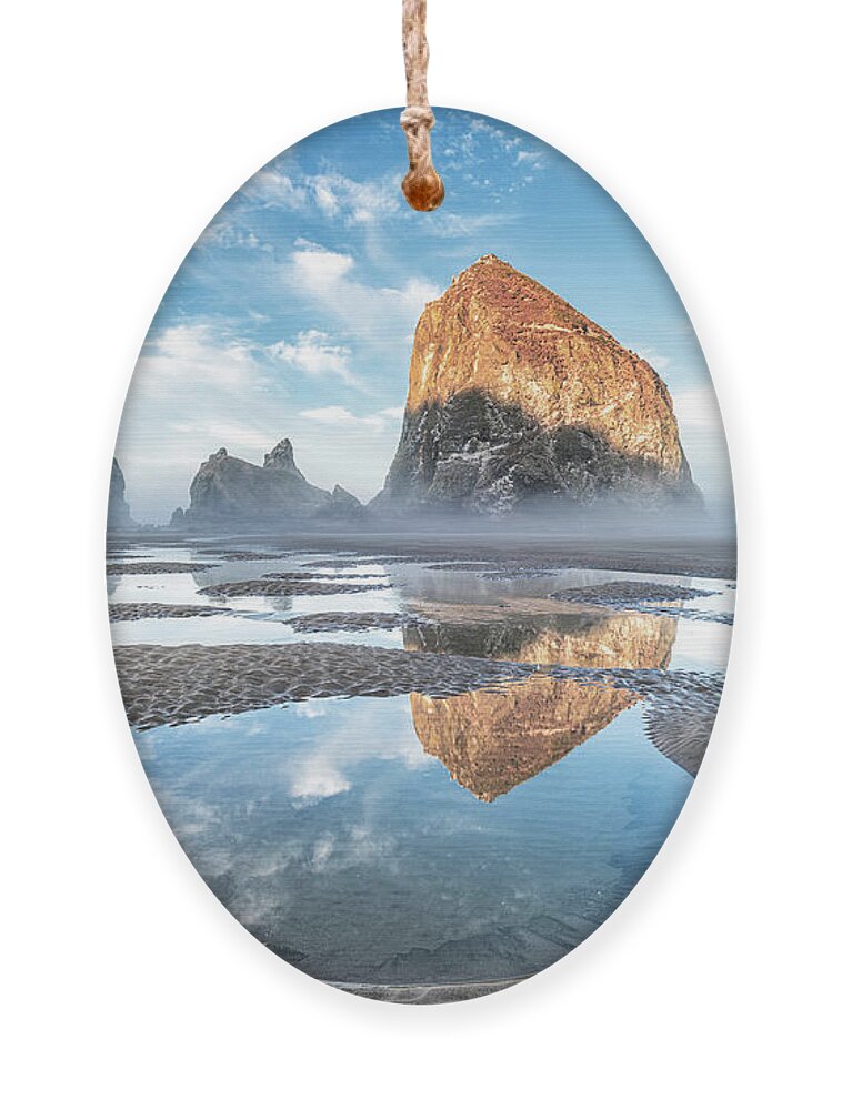 Beach Ornament featuring the photograph Cannon Beach Sunrise by Rudy Wilms