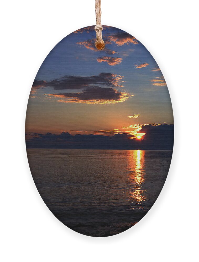 Sunset Ornament featuring the photograph Cape Cod Sunset by Flinn Hackett