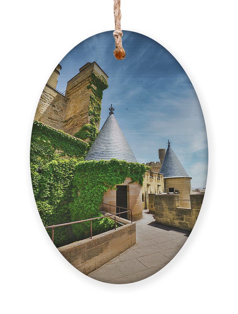 Castle Ornament featuring the photograph Castle rampart by Micah Offman