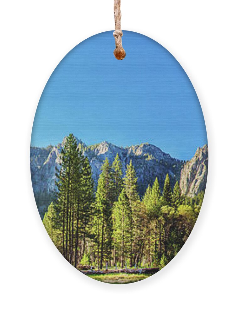 Cathedral Ranges Ornament featuring the photograph Cathedral Ranges by Az Jackson